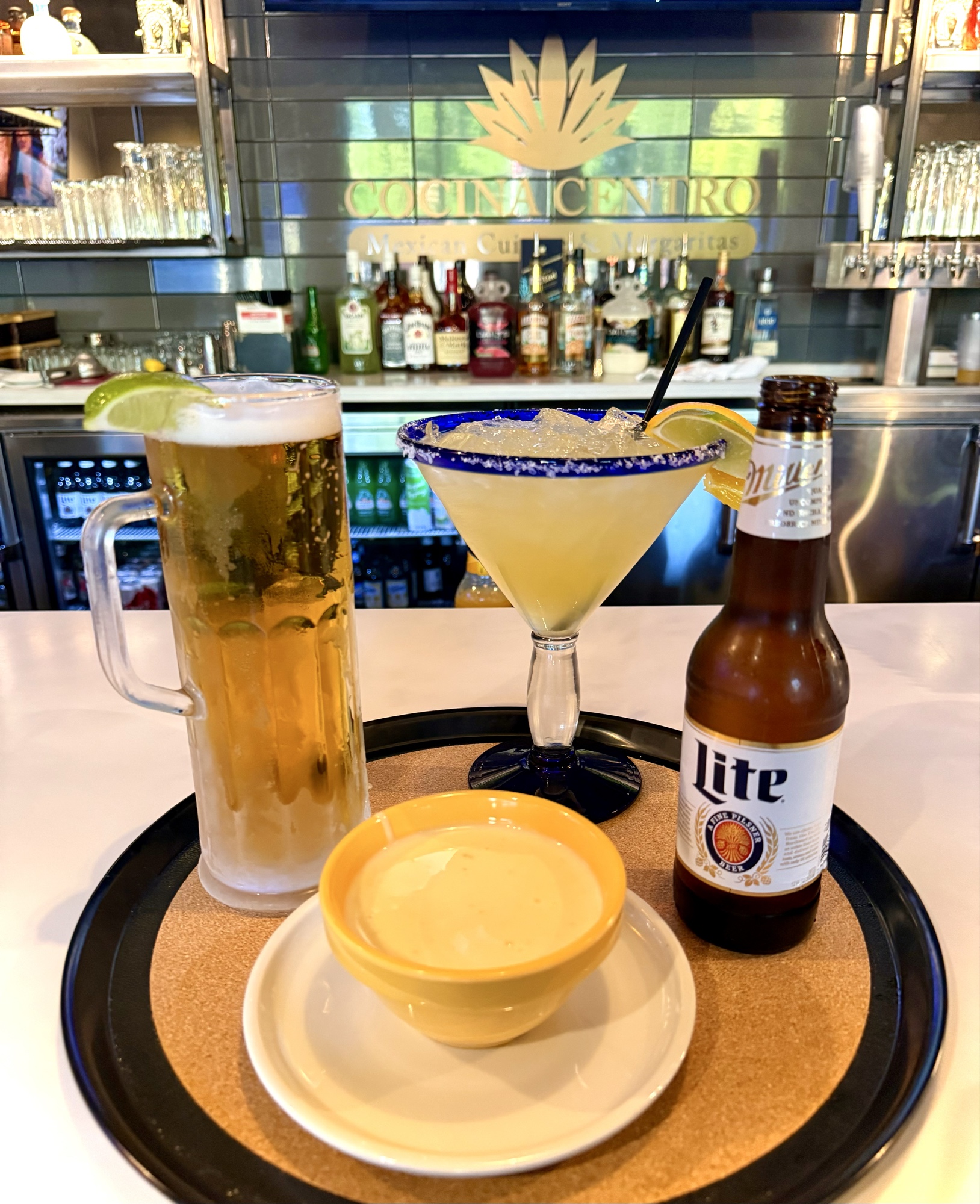Margaritas and drinks at Cocina Centro